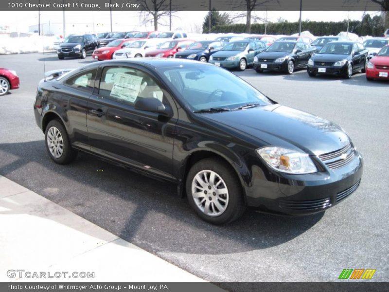 Black / Gray 2010 Chevrolet Cobalt LS Coupe
