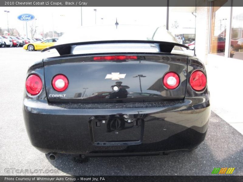 Black / Gray 2010 Chevrolet Cobalt LS Coupe