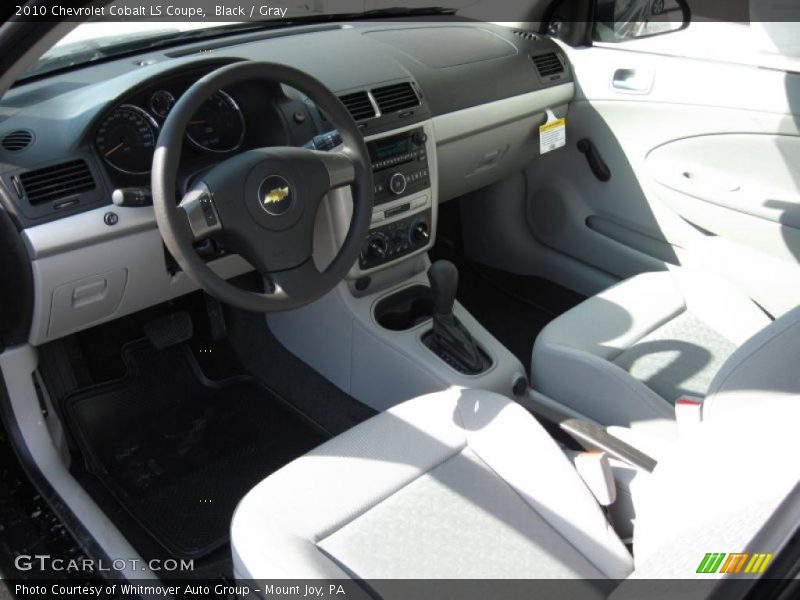 Black / Gray 2010 Chevrolet Cobalt LS Coupe