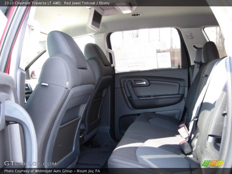 Red Jewel Tintcoat / Ebony 2010 Chevrolet Traverse LT AWD