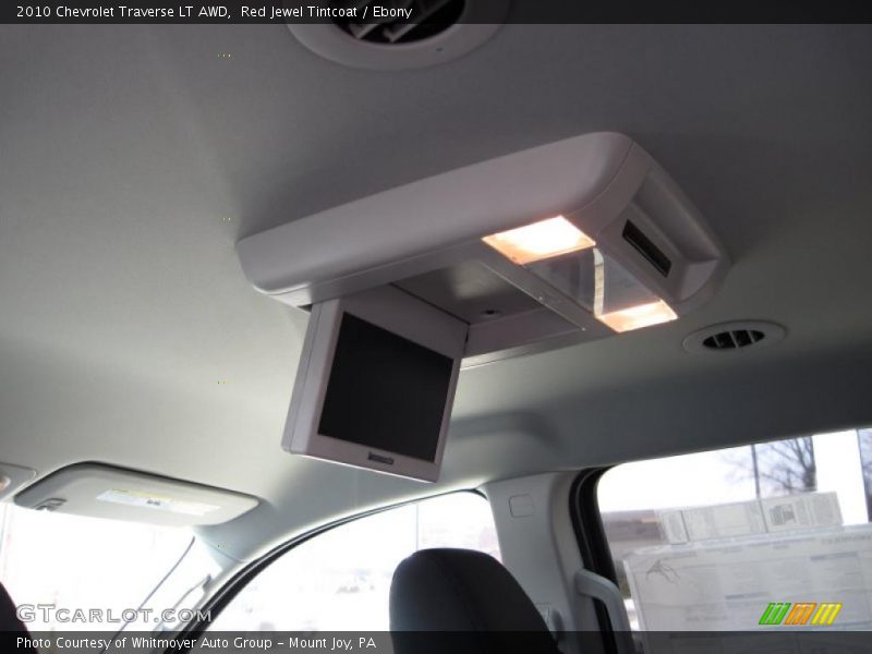 Red Jewel Tintcoat / Ebony 2010 Chevrolet Traverse LT AWD