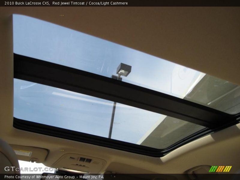 Red Jewel Tintcoat / Cocoa/Light Cashmere 2010 Buick LaCrosse CXS
