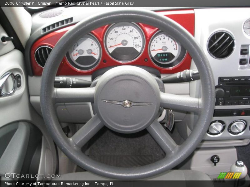 Inferno Red Crystal Pearl / Pastel Slate Gray 2006 Chrysler PT Cruiser