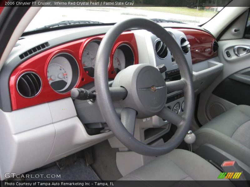 Inferno Red Crystal Pearl / Pastel Slate Gray 2006 Chrysler PT Cruiser