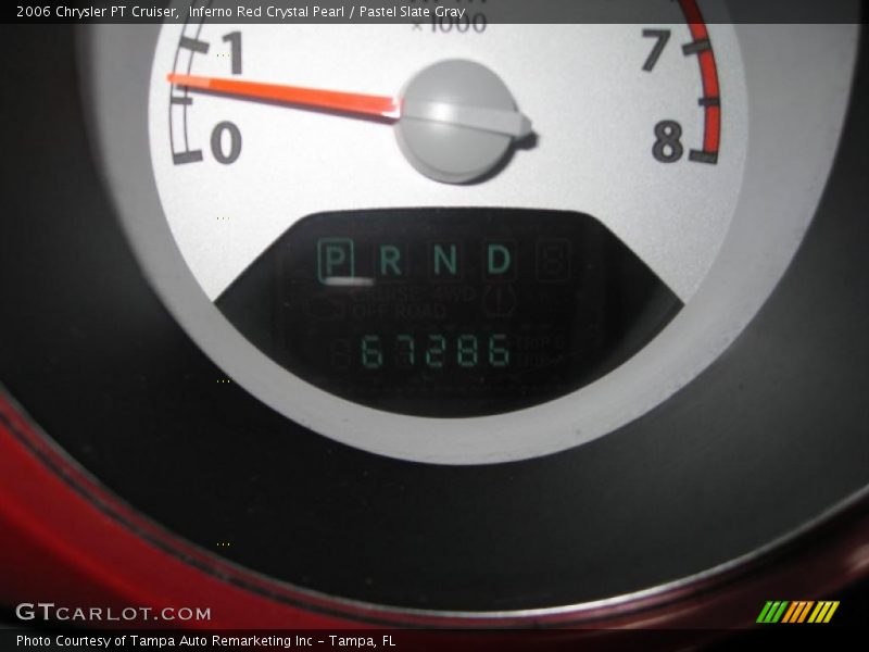 Inferno Red Crystal Pearl / Pastel Slate Gray 2006 Chrysler PT Cruiser