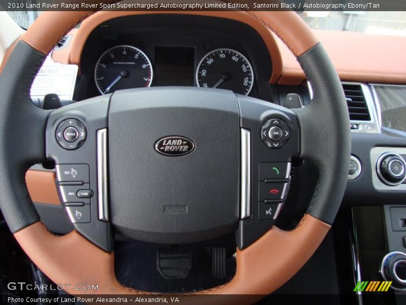  2010 Range Rover Sport Supercharged Autobiography Limited Edition Steering Wheel