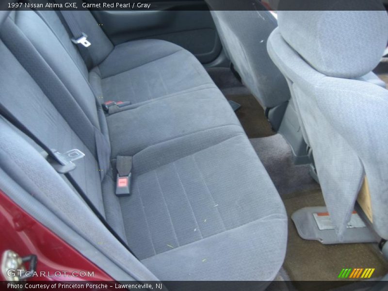 Garnet Red Pearl / Gray 1997 Nissan Altima GXE