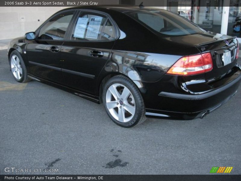 Black / Slate Gray 2006 Saab 9-3 Aero Sport Sedan