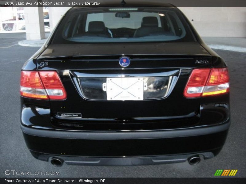 Black / Slate Gray 2006 Saab 9-3 Aero Sport Sedan