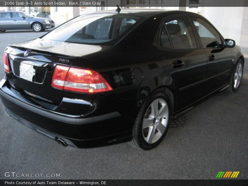 Black / Slate Gray 2006 Saab 9-3 Aero Sport Sedan
