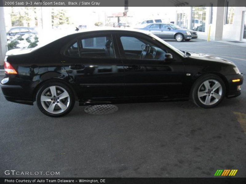 Black / Slate Gray 2006 Saab 9-3 Aero Sport Sedan