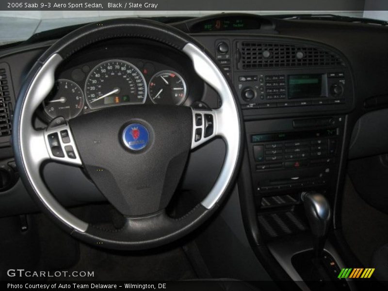 Black / Slate Gray 2006 Saab 9-3 Aero Sport Sedan