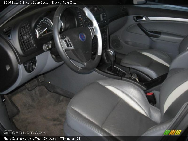 Black / Slate Gray 2006 Saab 9-3 Aero Sport Sedan