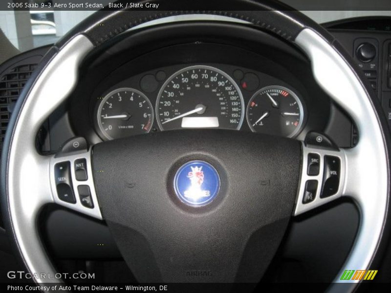 Black / Slate Gray 2006 Saab 9-3 Aero Sport Sedan