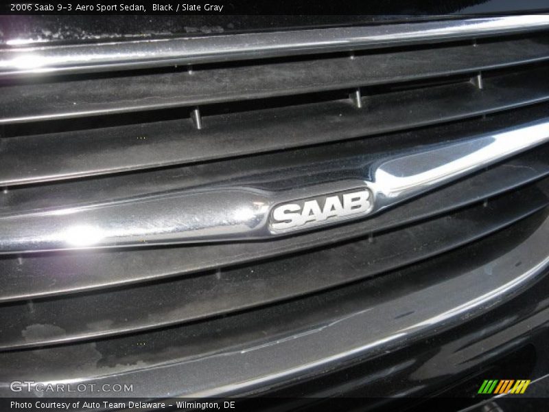 Black / Slate Gray 2006 Saab 9-3 Aero Sport Sedan