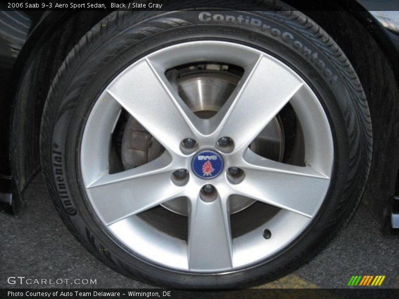 Black / Slate Gray 2006 Saab 9-3 Aero Sport Sedan