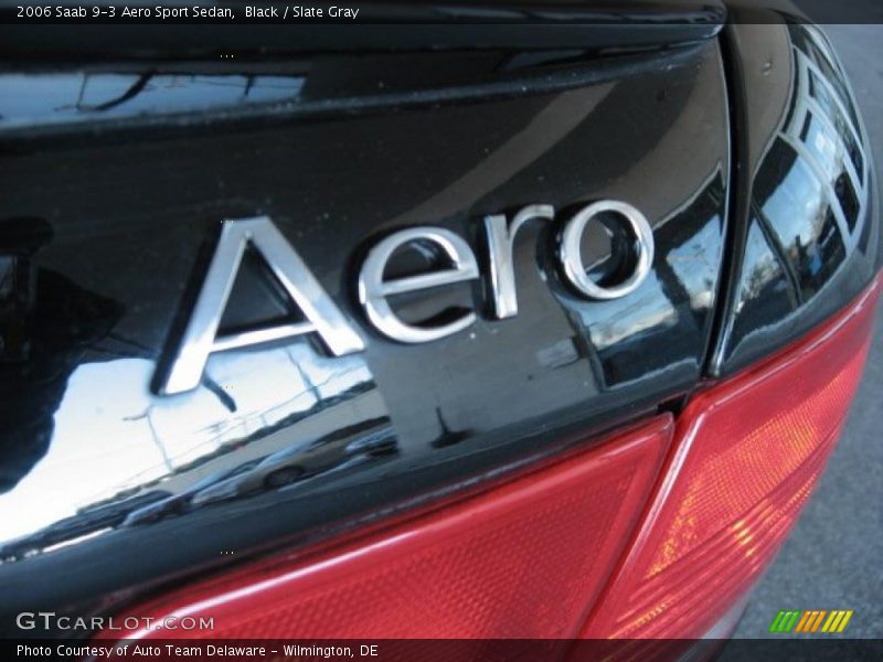 Black / Slate Gray 2006 Saab 9-3 Aero Sport Sedan