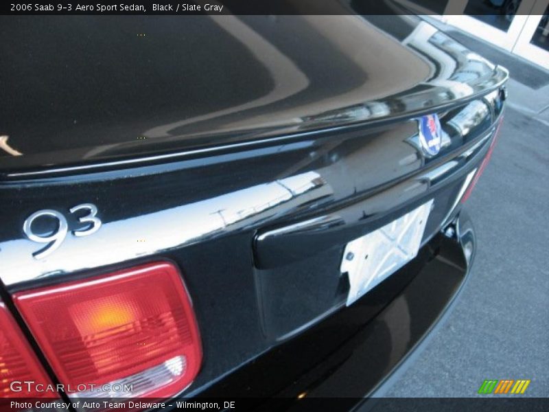 Black / Slate Gray 2006 Saab 9-3 Aero Sport Sedan