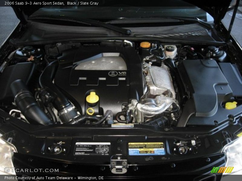 Black / Slate Gray 2006 Saab 9-3 Aero Sport Sedan