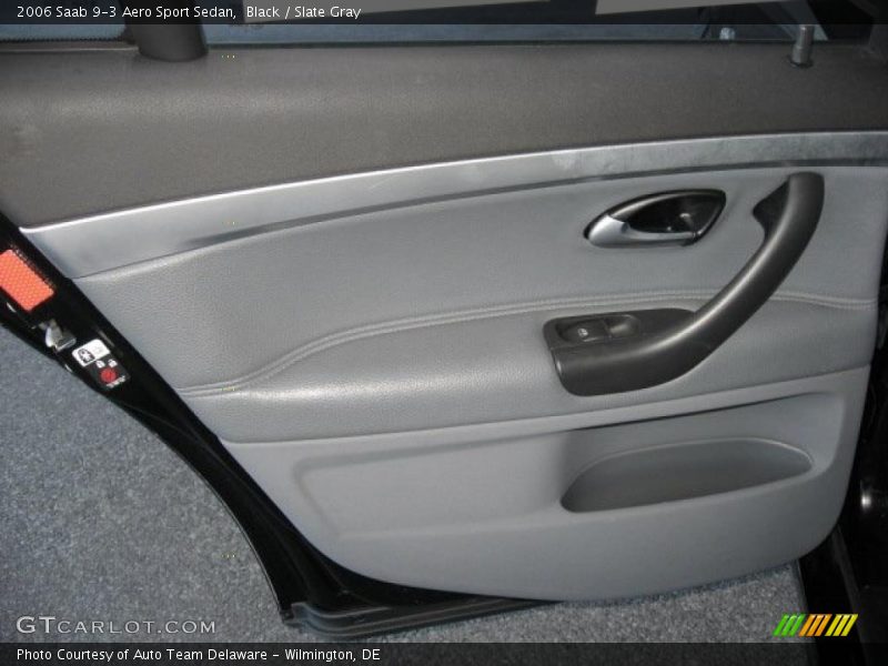 Black / Slate Gray 2006 Saab 9-3 Aero Sport Sedan