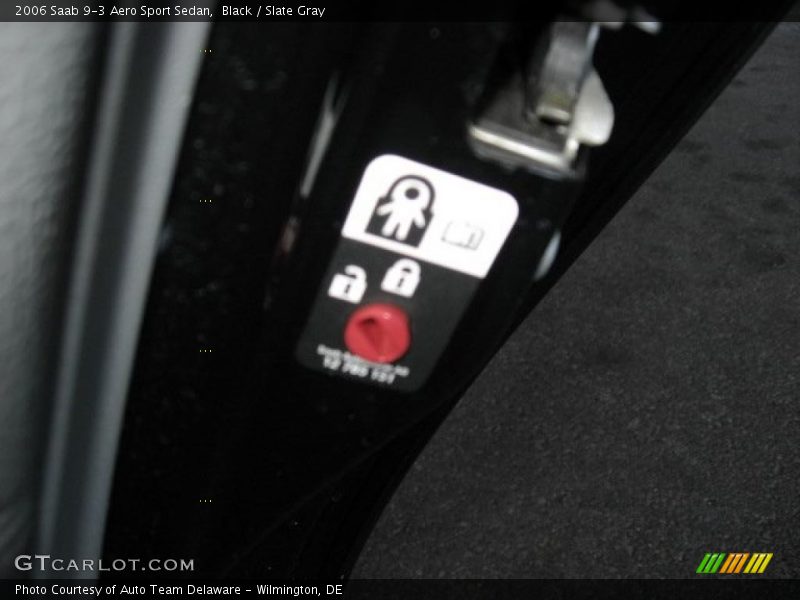 Black / Slate Gray 2006 Saab 9-3 Aero Sport Sedan