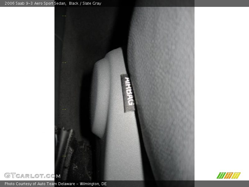 Black / Slate Gray 2006 Saab 9-3 Aero Sport Sedan