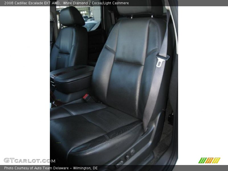 White Diamond / Cocoa/Light Cashmere 2008 Cadillac Escalade EXT AWD