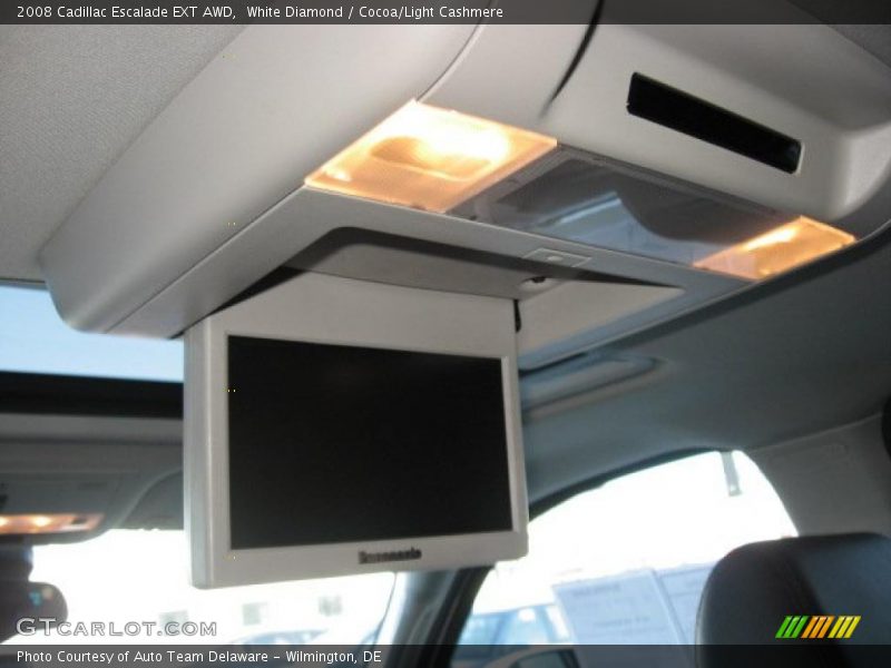 White Diamond / Cocoa/Light Cashmere 2008 Cadillac Escalade EXT AWD