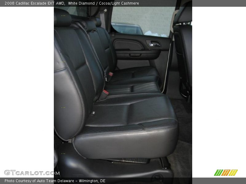 White Diamond / Cocoa/Light Cashmere 2008 Cadillac Escalade EXT AWD