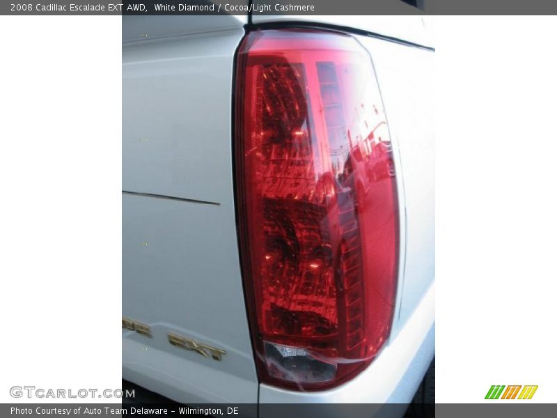 White Diamond / Cocoa/Light Cashmere 2008 Cadillac Escalade EXT AWD