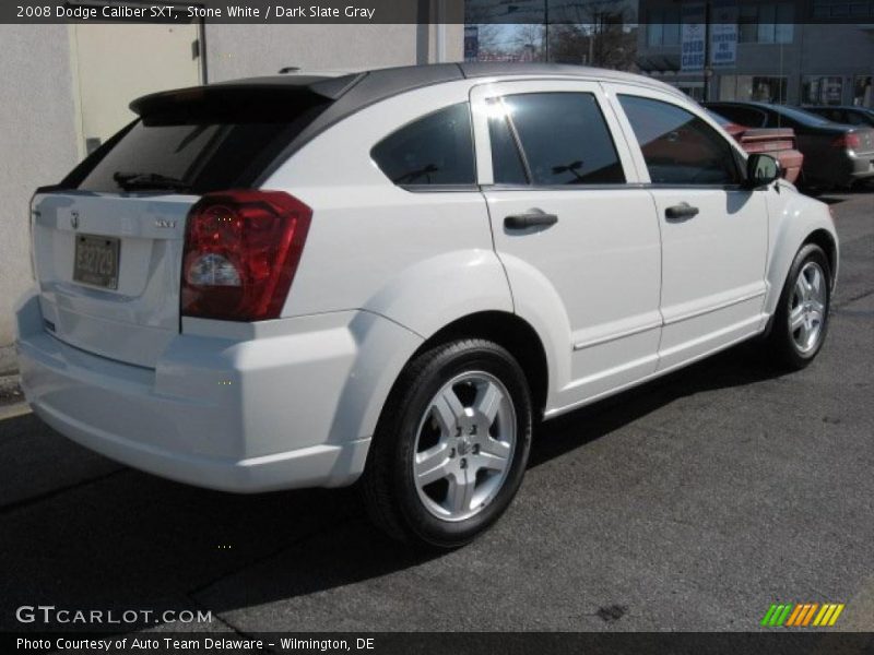 Stone White / Dark Slate Gray 2008 Dodge Caliber SXT