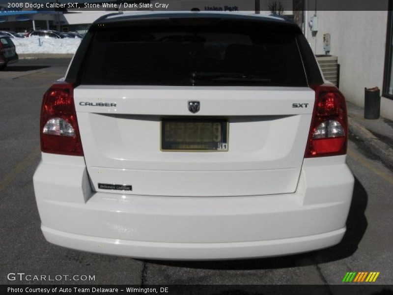 Stone White / Dark Slate Gray 2008 Dodge Caliber SXT