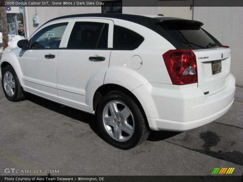 Stone White / Dark Slate Gray 2008 Dodge Caliber SXT