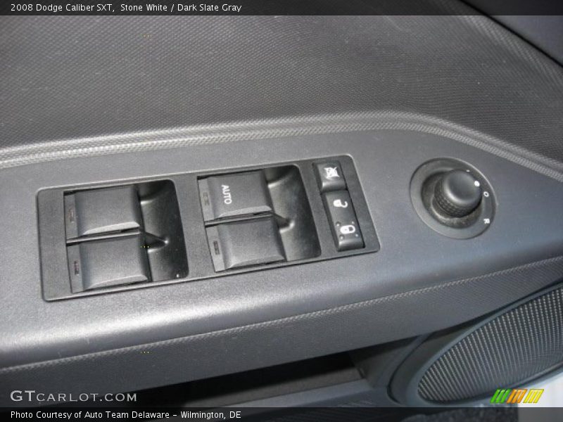 Stone White / Dark Slate Gray 2008 Dodge Caliber SXT