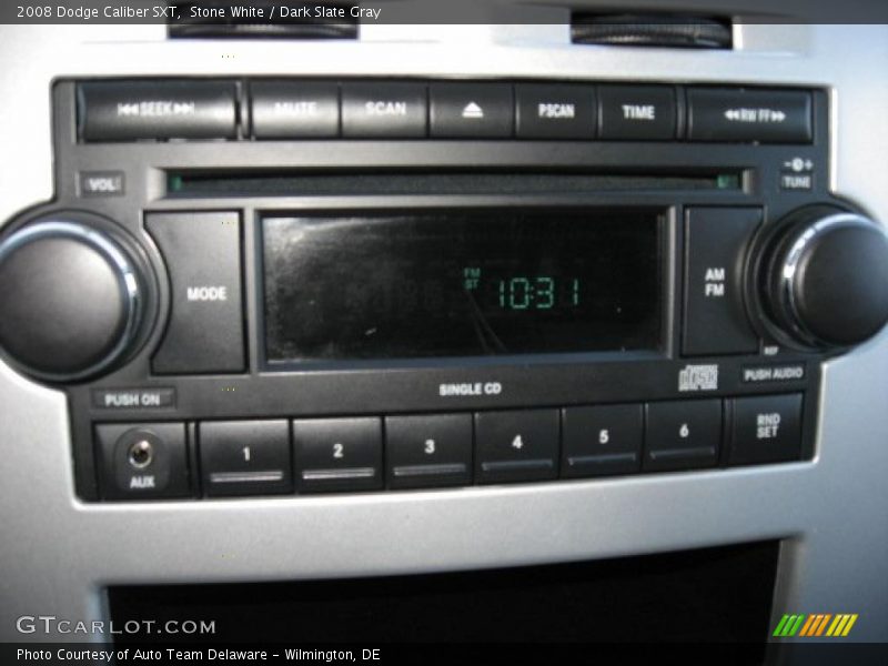 Stone White / Dark Slate Gray 2008 Dodge Caliber SXT