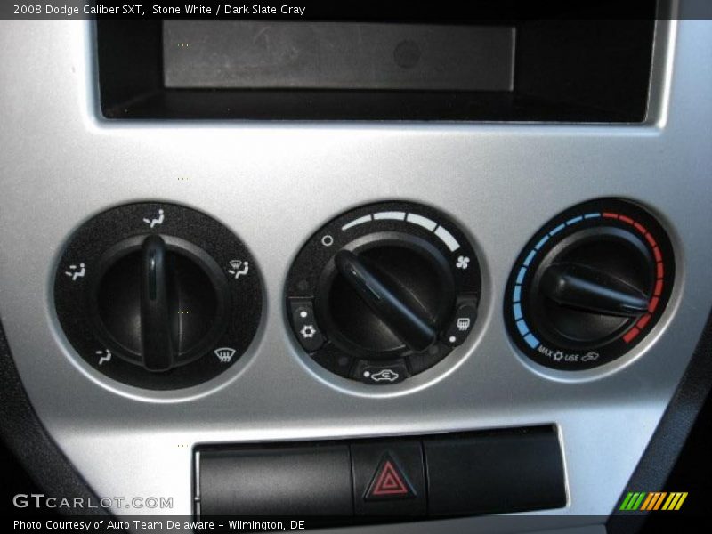 Stone White / Dark Slate Gray 2008 Dodge Caliber SXT