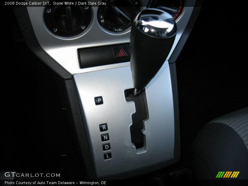 Stone White / Dark Slate Gray 2008 Dodge Caliber SXT