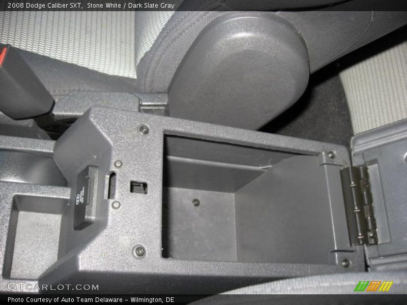 Stone White / Dark Slate Gray 2008 Dodge Caliber SXT