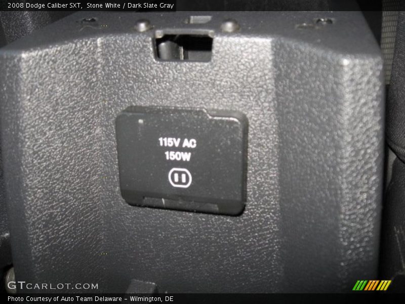 Stone White / Dark Slate Gray 2008 Dodge Caliber SXT