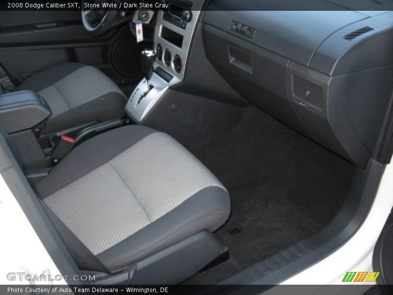 Stone White / Dark Slate Gray 2008 Dodge Caliber SXT