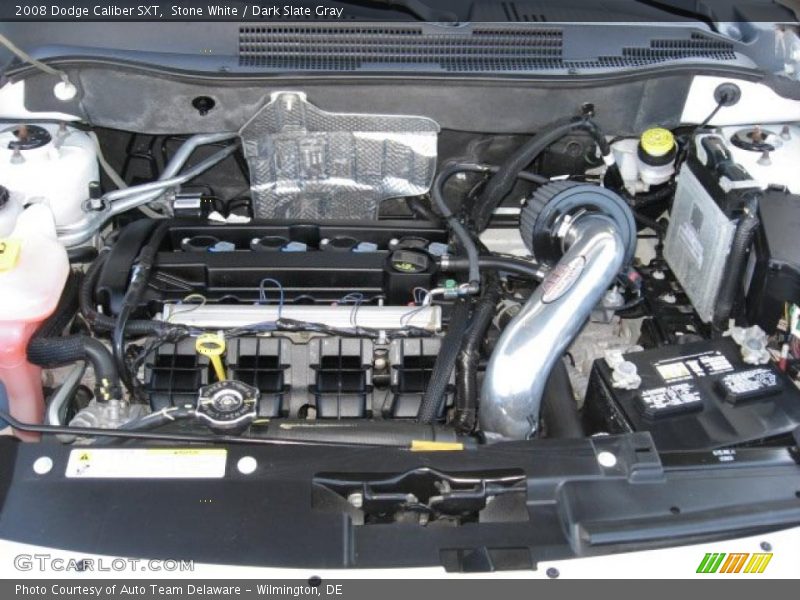 Stone White / Dark Slate Gray 2008 Dodge Caliber SXT