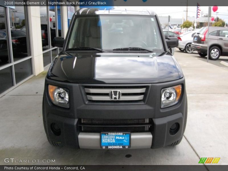 Nighthawk Black Pearl / Gray/Black 2008 Honda Element LX