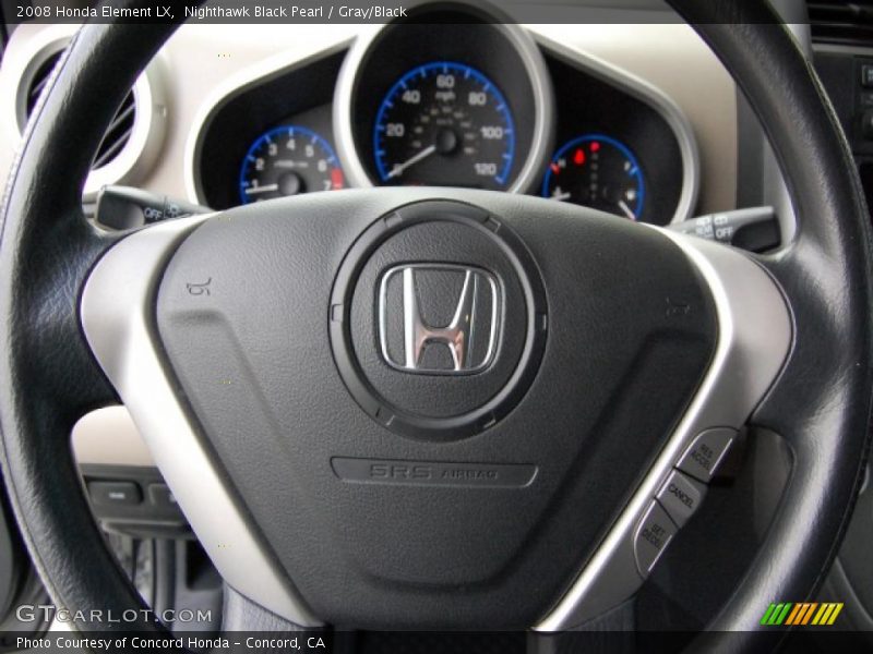 Nighthawk Black Pearl / Gray/Black 2008 Honda Element LX