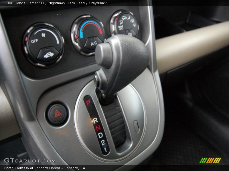 Nighthawk Black Pearl / Gray/Black 2008 Honda Element LX