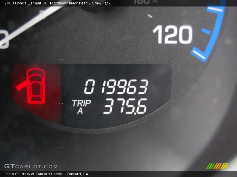Nighthawk Black Pearl / Gray/Black 2008 Honda Element LX