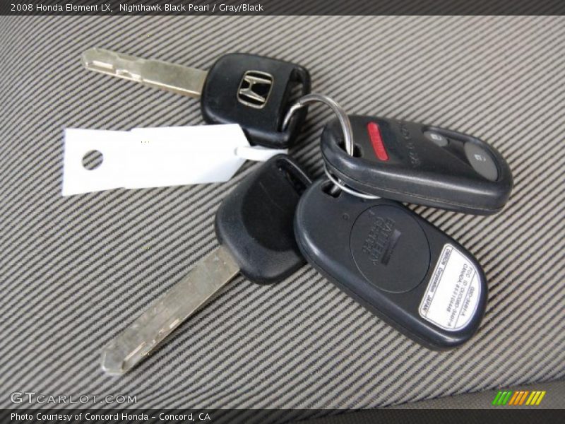 Nighthawk Black Pearl / Gray/Black 2008 Honda Element LX