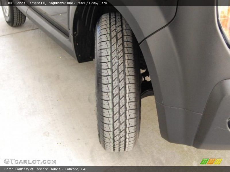 Nighthawk Black Pearl / Gray/Black 2008 Honda Element LX