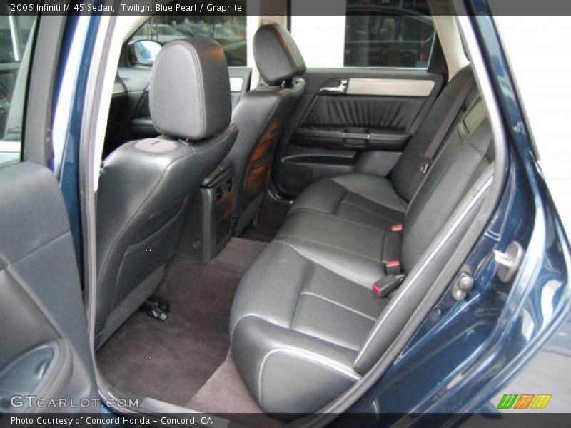 Twilight Blue Pearl / Graphite 2006 Infiniti M 45 Sedan