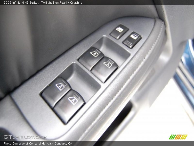 Twilight Blue Pearl / Graphite 2006 Infiniti M 45 Sedan