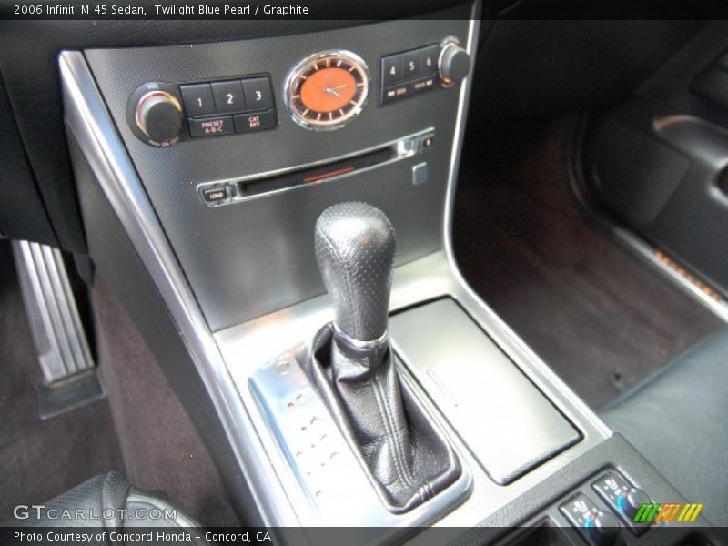 Twilight Blue Pearl / Graphite 2006 Infiniti M 45 Sedan